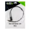 Gizzu 3-Pole garso skirstytuvo kabelis - juodas