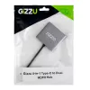 Gizzu 4-in-1 Type-C į dvigubą HDMI šakotuvas