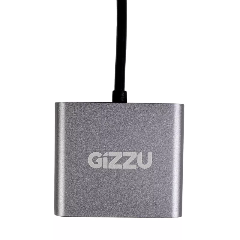 Gizzu 4-in-1 Type-C į dvigubą HDMI šakotuvas