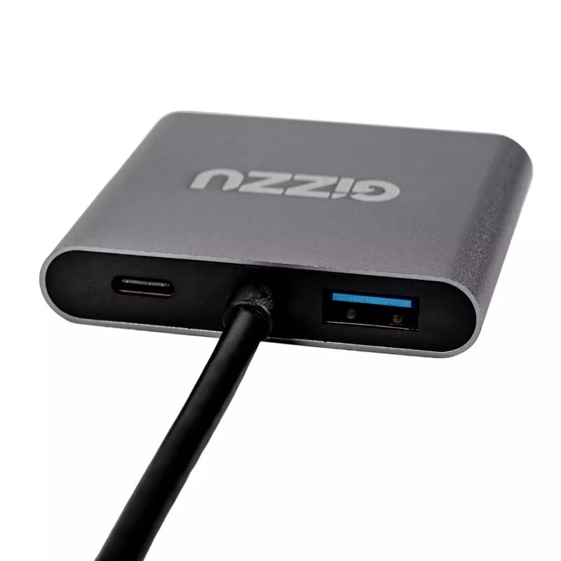 Gizzu 4-in-1 Type-C į dvigubą HDMI šakotuvas