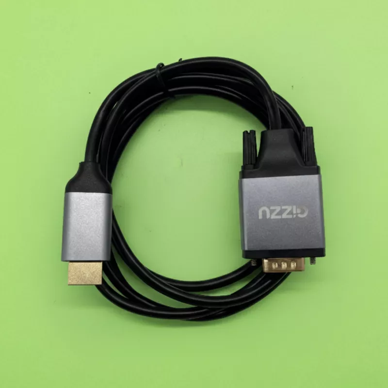 Gizzu Full HD HDMI į VGA kabelis (1,8 m) - juodas