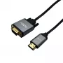 Gizzu Full HD HDMI į VGA kabelis (1,8 m) - juodas
