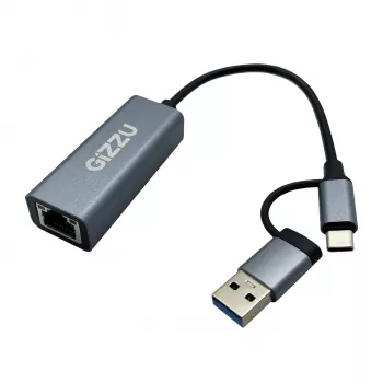 Gizzu High Speed Type-C/A Gigabit adapteris Poly