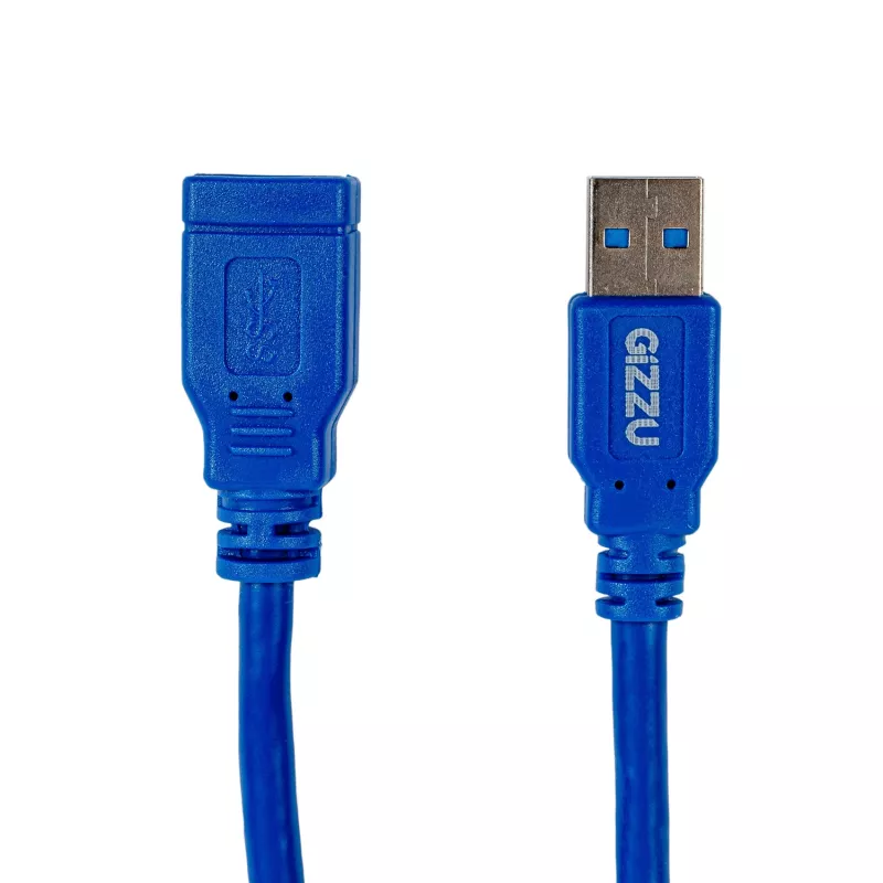Gizzu USB 3.0 prailginimo kabelis 5 m - mėlynas