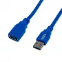 Gizzu USB 3.0 prailginimo kabelis 5 m - mėlynas