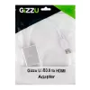 Gizzu USB 3.0 į HDMI adapteris - Full HD 1080p vaizdo išvestis, juodos spalvos