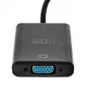 Gizzu USB 3.0 į VGA adapteris – Full HD 1080p išorinis vaizdo keitiklis, USB-A vyriškas į VGA moterišką, maitinamas iš USB, juodos spalvos