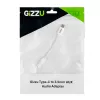 Gizzu USB Type-C į 3,5 mm AUX garso adapteris – baltas