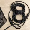 Gizzu USB3.0 Active Extension Cable 10m – 5Gbps SuperSpeed kartotuvas su signalo stiprintuvu, USB-A patinas į patelę, maitinamas iš magistralės su papildomu DC prievadu, juoda