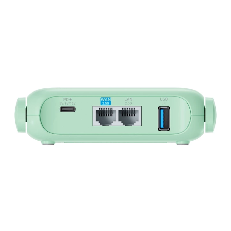 GL.iNet Beryl 7 Wi-Fi 7 maršrutizatorius GL-MT3600BE - dviejų juostų, 2.5G Multi-Gigabit, OpenWrt, VPN, USB 3.0, juodas