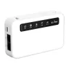 GL.iNet Puli 4G LTE nešiojamas maršrutizatorius su 5000mAh baterija, OpenWrt, VPN, Wi-Fi 4, 2x Ethernet, USB, MicroSD, juodas