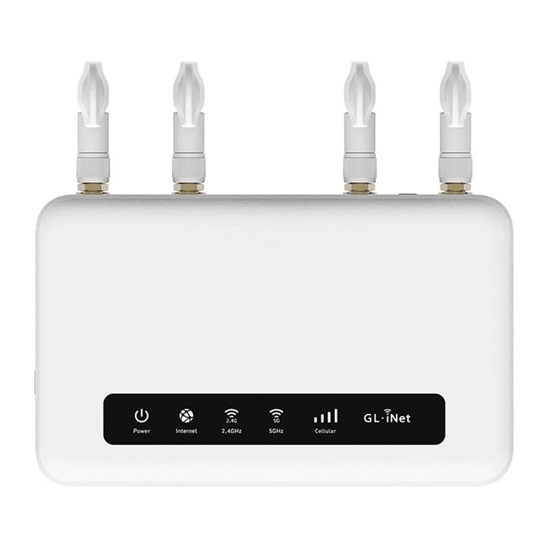 GL.iNet Spitz Plus GL-X2000 5G NR dviejų juostų Wi-Fi 6 AX3000 belaidis maršrutizatorius