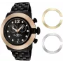 GLAM ROCK GR32183 Vyriškas Šveicariškas Kvarcinis Laikrodis 44mm Juodas Silikoninis