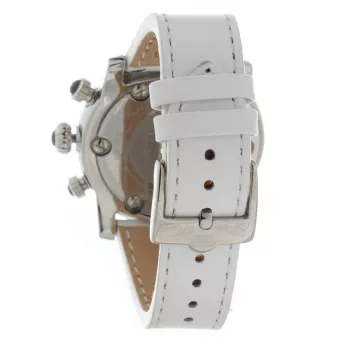 GLAM ROCK Woman GR10101W 46mm Šveicariškas kvarcinis laikrodis su baltu silikoniniu dirželiu