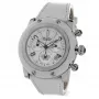 GLAM ROCK Woman GR10101W 46mm Šveicariškas kvarcinis laikrodis su baltu silikoniniu dirželiu