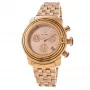 GLAM ROCK Woman GR31112 40mm Šveicariškas kvarcinis chronografinis laikrodis su baltu odiniu dirželiu