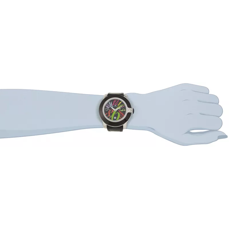 GLAM ROCK Moteriškas Laikrodis GR32018 Miami Collection 44mm Šveicariškas Kvarcinis Nerūdijantis Plienas Oda Juodas