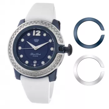 GLAM ROCK Moteriškas laikrodis GR32049D 44mm Nerūdijantis plienas Šveicariškas kvarcinis chronografas