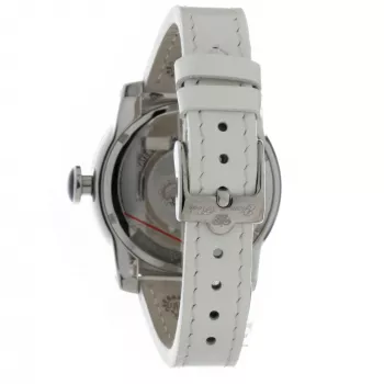 GLAM ROCK Women's Watch GR32050 44mm Swiss Quartz Chronograph White Silicone Strap