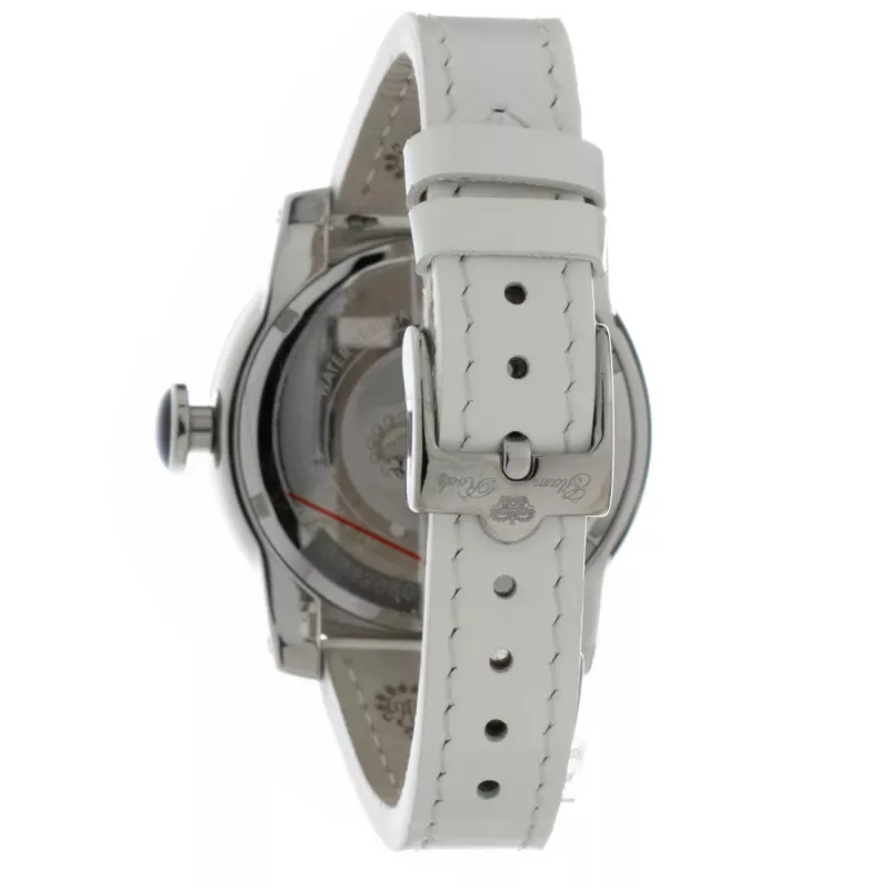 GLAM ROCK Women's Watch GR32050 44mm Swiss Quartz Chronograph White Silicone Strap