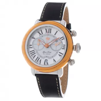 GLAM ROCK Moteriškas laikrodis GR77123 40mm Swiss Quartz White Leather