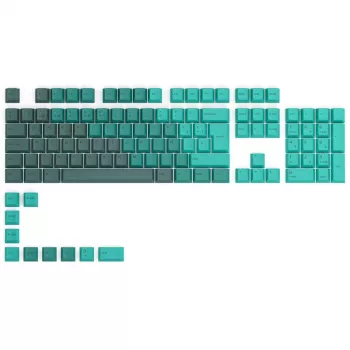 Glorious GPBT Keycaps – 115 PBT klavišų, ISO, ES išdėstymas, Rain Forest