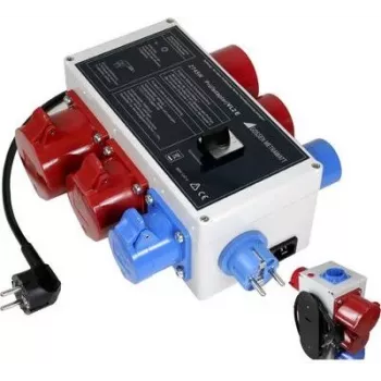 GMC Instruments VL2 E bandymo adapteris 3 fazių ilginamiesiems kabeliams, CEE 16A/32A į apsauginį lizdą