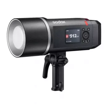 GODOX AD600BMII Wistro blykstė su Bowens tvirtinimu, 600Ws lauko studijos monolight su 2,4G X sistema, HSS, 10W LED modeliavimo lempute, maitinama baterijos
