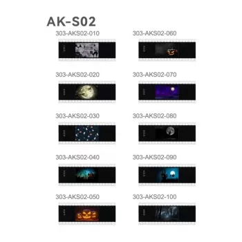 Godox AK-S02 2 dalių skaidrių rinkinys AK-R1 rinkiniui – žaliuzių ir taškų rašto kūrybinio efekto skaidrės