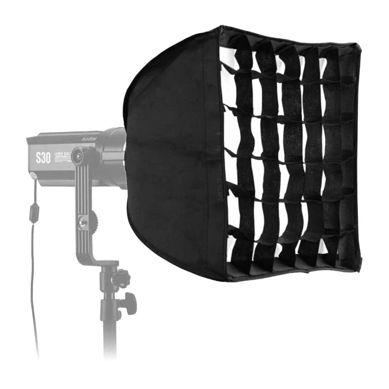 Godox SA-30 Softbox su grotelėmis (30x30 cm) – skirtas S30 LED apšvietimui