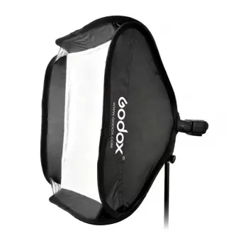 Godox SFGV8080 80x80cm sidabrinis softbox su Bowens tvirtinimu, 40° tinkleliu, vidiniu ir išoriniu difuzoriais, greitas paruošimas