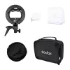 Godox SFUV6060 S-Type Speedlite Bracket su 60x60cm Softbox ir Nešiojimo Dėklu