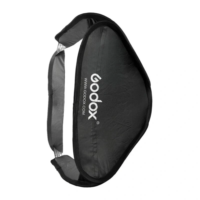 Godox SFUV6060 S-Type Speedlite Bracket su 60x60cm Softbox ir Nešiojimo Dėklu