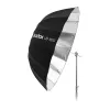 Godox UB-165S 165 cm sidabrinis gilus parabolinis skėtis