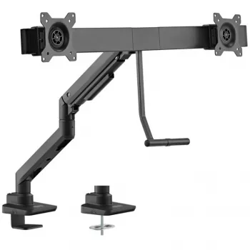 GOOBAY Dual Monitor Desk Mount Office (Black)