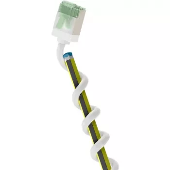 Goobay Ultraflexible CAT 8.1 Slim U/FTP komutacinis kabelis, 0,5 m, baltas, itin trumpos jungtys, 40 Gbps 74359