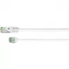 Goobay Ultraflexible CAT 8.1 Slim U/FTP komutacinis kabelis, 0,5 m, baltas, itin trumpos jungtys, 40 Gbps 74359