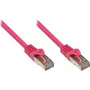 Good Connections Cat 5e SF/UTP tinklo kabelis, magenta, 0,25 m 855M-003