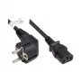 Good Connections Schuko į IEC C13 maitinimo laidas, kampuotas kištukas, 1,5 m, juodas