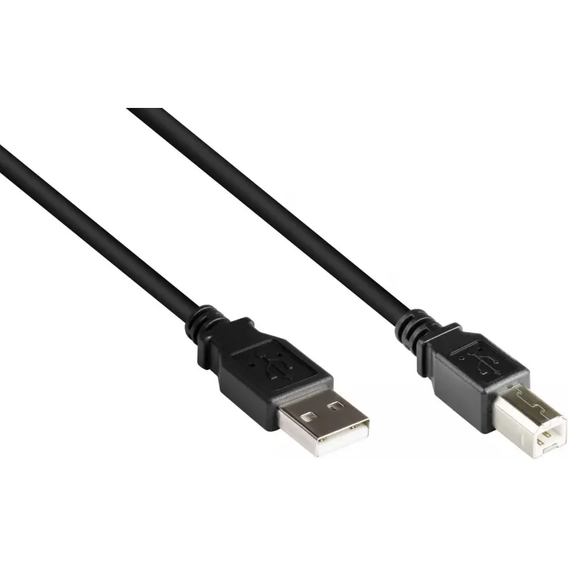 Good Connections USB 2.0 A–B laidas, 0,25 m, juodas