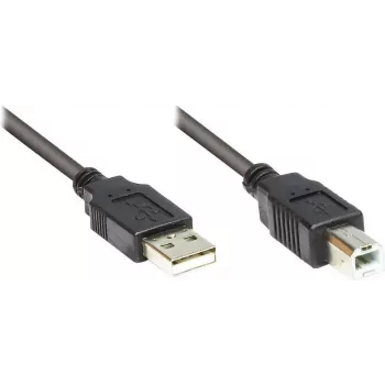Good Connections USB 2.0 laidas Type A – Type B – juodas – 0,5 m