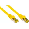 GoodConnections 40m Cat.7 S/FTP PiMF halogeno neturintis RJ45 komutacinis kabelis su fiksatoriaus apsauga, geltonas 8070R-400Y
