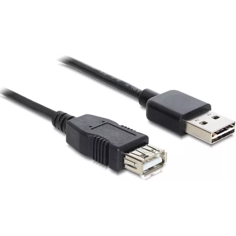 GoodConnections Alcasa 2511-EU01 USB 2.0 ilginimo laidas, USB-A kištukas į USB-A lizdą, 1,8 m, juodas