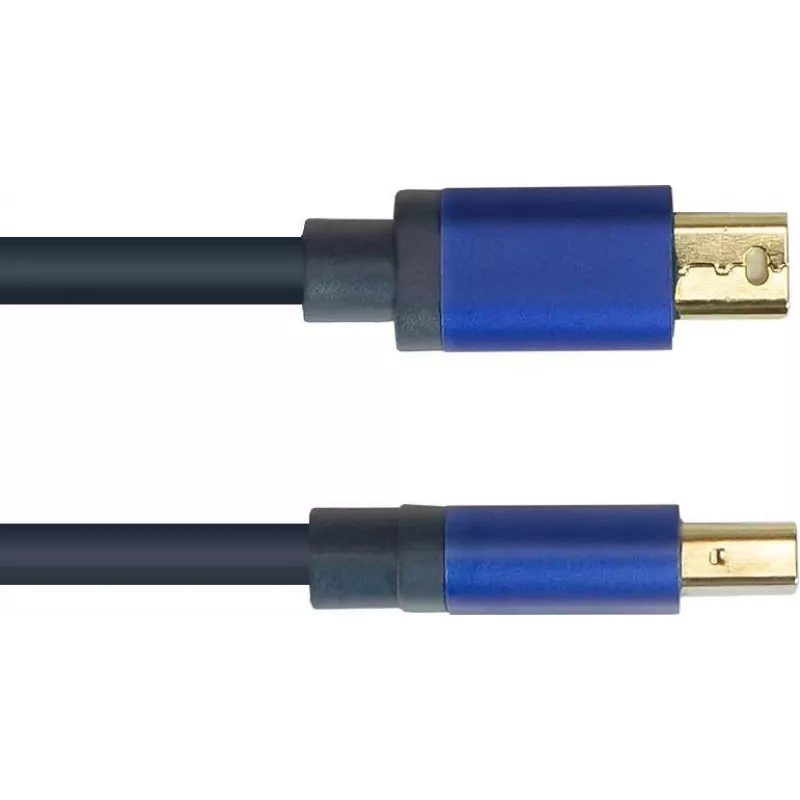 GoodConnections Alcasa 4824-SF010B Mini DisplayPort į DisplayPort kabelis 1m mėlynas 4K@60Hz
