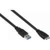 GoodConnections Alcasa UK30P-AMB-005S USB 3.2 Gen 1 laidas, USB-A į Micro-B, 0,5 m, juodas