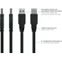 GoodConnections Alcasa UK30P-AMB-005S USB 3.2 Gen 1 laidas, USB-A į Micro-B, 0,5 m, juodas