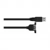 GoodConnections Alcasa USB 2.0 laidas, USB-A vyriškas į USB-B vyrišką, 0,5 m, juodas