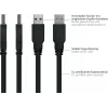 GoodConnections Alcasa USB 3.2 Gen 1 laidas A–B, 1,8 m, juodas