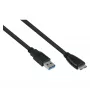 GoodConnections Alcasa USB 3.2 Gen 1 laidas, USB-A į Micro-USB B, 1 m, juodas