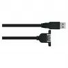 GoodConnections Alcasa USB 3.2 Gen 1 prailginimo kabelis (USB-A vyriškas į USB-A vyrišką) 1 m, juodas